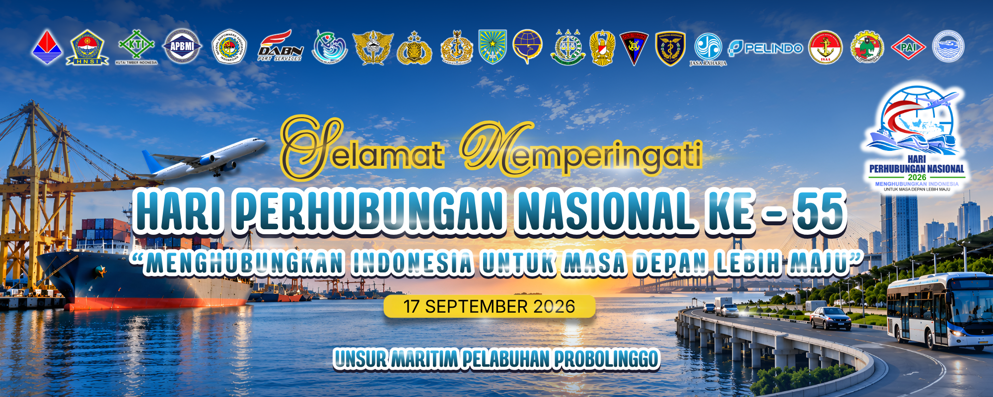 Selamat Hari Perhubungan Nasional Ke-55